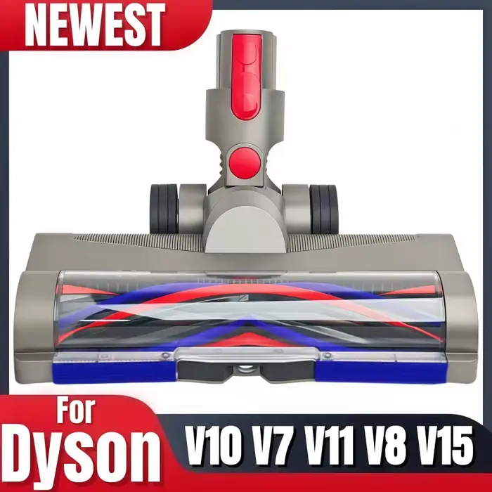 Brosse rotative pour aspirateur Dyson V15 V8 V11 V10 V7, brosse à poils pour sol, tête motorisée à f