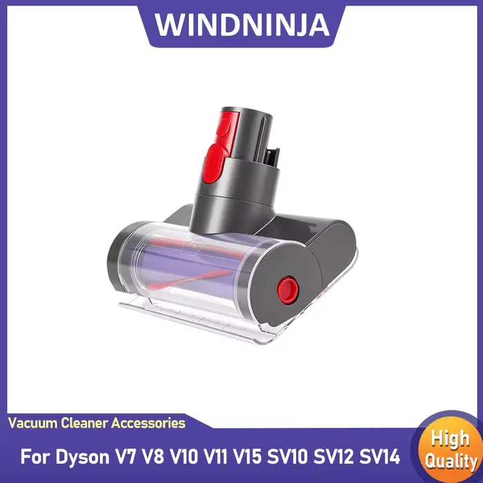 Tête d'aspiration anti-acariens pour aspirateurs Dyson V7 V8 V10 V11 V15 SV10 SV12 SV14 – Pièce de rechange pour l'élimination des acariens