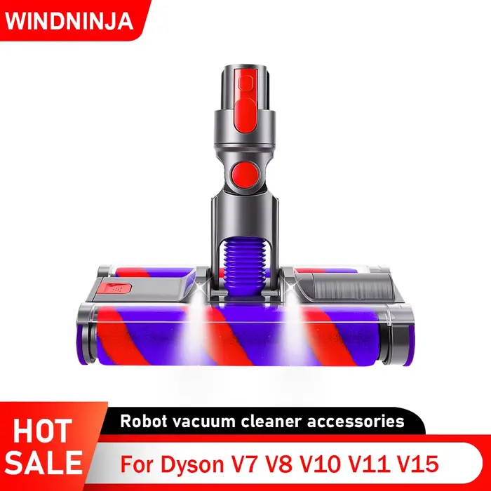 Tête de brosse électrique pour aspirateur sans fil Dyson V7 V8 V10 V11 V15