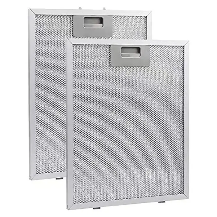 2 pièces filtres pour hotte de cuisine filtre de ventilation d'extracteur de maille métallique 320x260 Mm