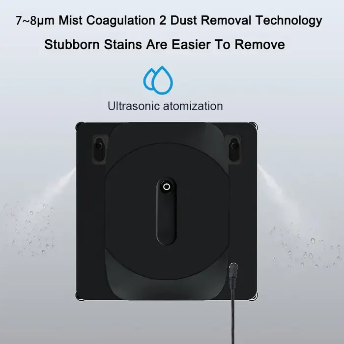 Robot nettoyeur de vitres Purerobo W-S8S intelligent avec application et télécommande Robot d'eau automatique nettoyeur de vitres Robot de nettoyage de vitres