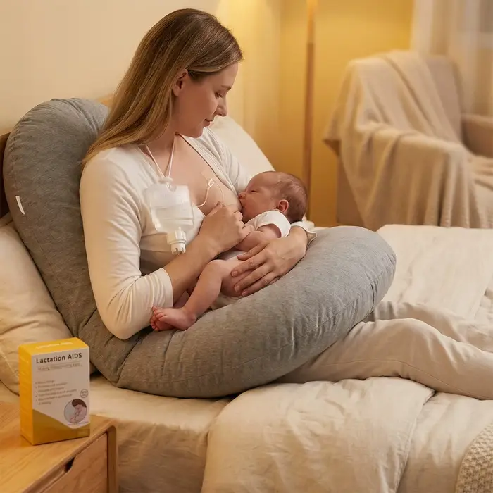 Livraison gratuite allaitement nouveau-né essentiel-système d'allaitement supplémentaire sans BPA biberon de Nutrition