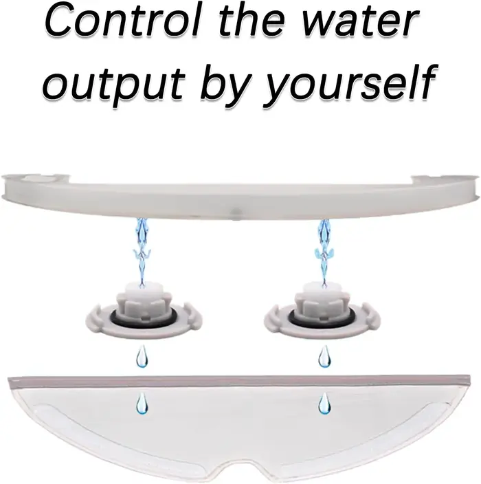 Boîte de réservoir d'eau pour aspirateur Robot Xiaomi Roborock S5 S6 S50 S51 S52 S55 S60 S61 S65 E25