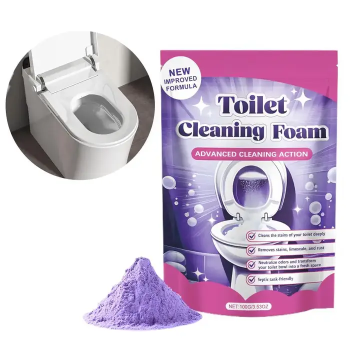 Comprimés effervescents de décontamination pour toilettes, éliminent efficacement la saleté tenace, éliminent les odeurs sans résidus ni irritation
