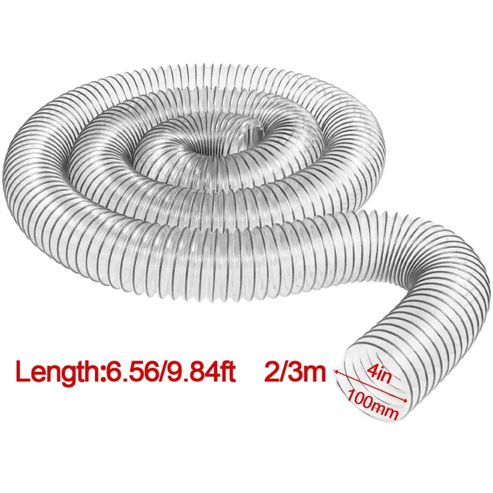 Tuyau en PVC de 100mm pour aspirateur