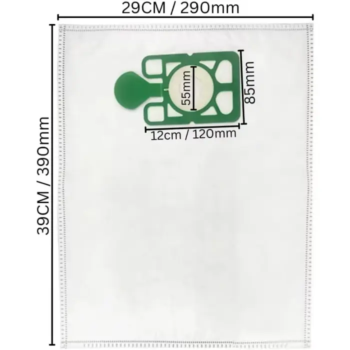 Sacs d'aspirateur pour Henry Hetty NVM-1CH 604015 907075 HEPA-Flo