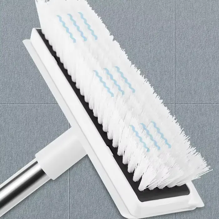 Brosse à Sol Longue 2 en 1 pour Toilette