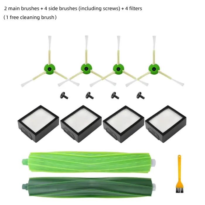 Kit de pièces de rechange pour aspirateur iRobot Roomba i3 i7 i7 +/i7 Plus E5 E6