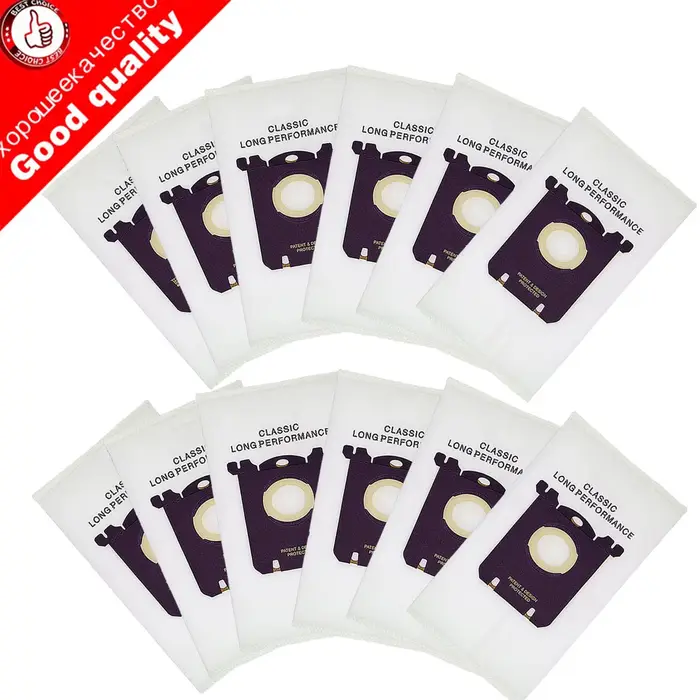 10 pièces/lot sac à poussière pour Electrolux E201B pour Philips FC8021