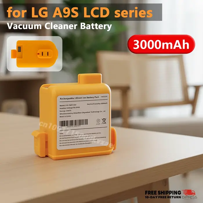 Batterie de remplacement pour aspirateur sans fil LG A9S, 23/24 mAh, Li-ion, Compatible O9884GE O988