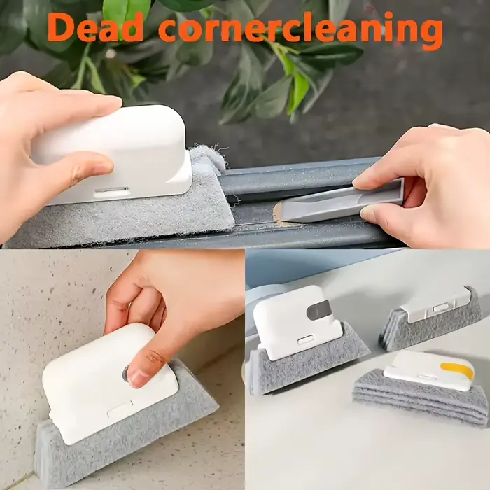 Brosse de nettoyage multifonctionnelle amovible pour fenêtres