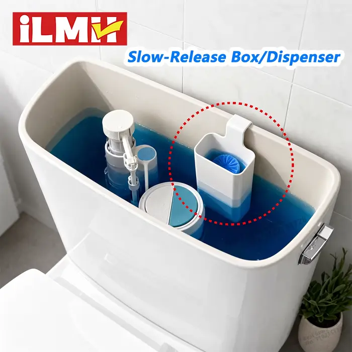 ILMH Distributeur de nettoyant solide pour toilettes - Pièce de rechange pour réservoir