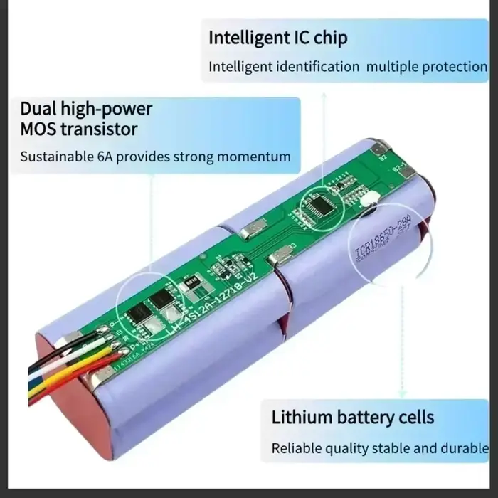 Pour Xiaomi Robot batterie 1C P1904-4S1P-MM Mijia Mi aspirateur balayage vadrouille Robot batterie de remplacement 12800mAh