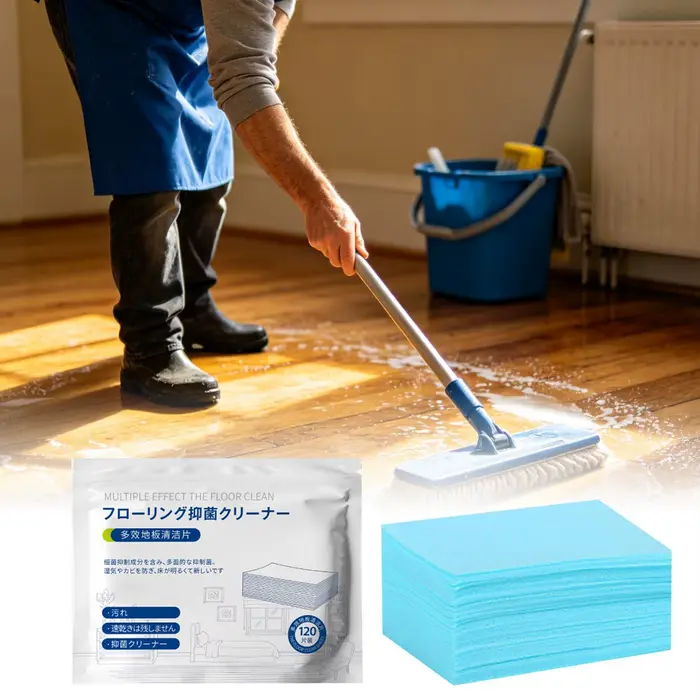 120 lingettes nettoyantes solubles pour sols