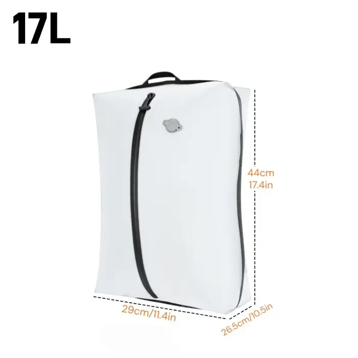 Sacs de compression sous vide 17L pour le voyage, sacs de rangement pour économiser de l'espace en v