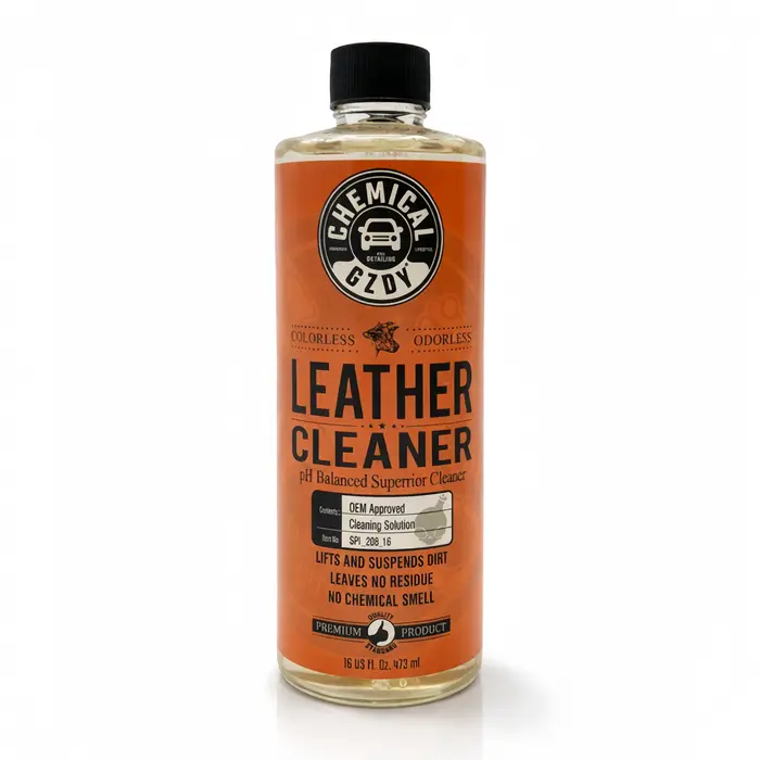 Nettoyant pour cuir 16 oz – Nettoyant pour cuir de voiture à pH équilibré, élimine la saleté et les 