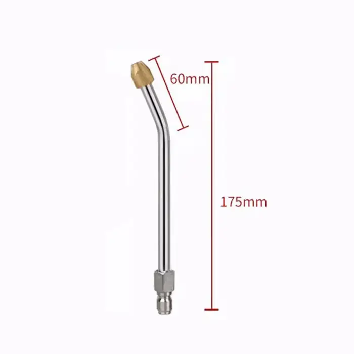 Baguette d'extension de nettoyeur haute pression avec connecteur rapide 1/4, lance de lance avec têt
