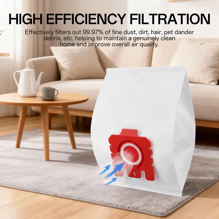 Sacs à poussière 3D Airclean FJM pour aspirateur série Miele Compact C1 C2 S241 S290 S300i S500 S700 S4 S6