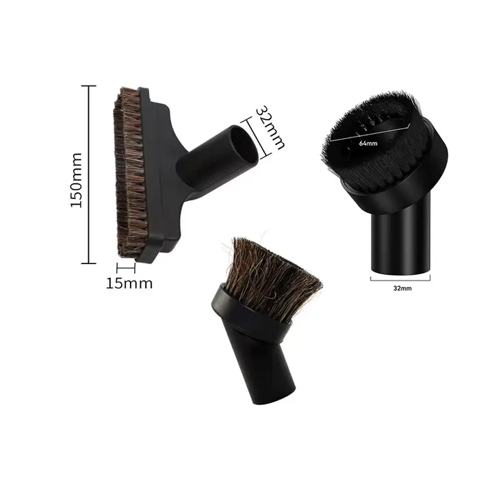 Buse de tête de brosse pour aspirateur, avec adaptateur 32/35mm, pièces de rechange, collecteur de p