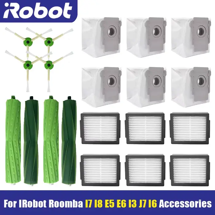 Accessoires pour aspirateur robot IRobot Roomba I7 I8 E5 E6 I3 J7 I6