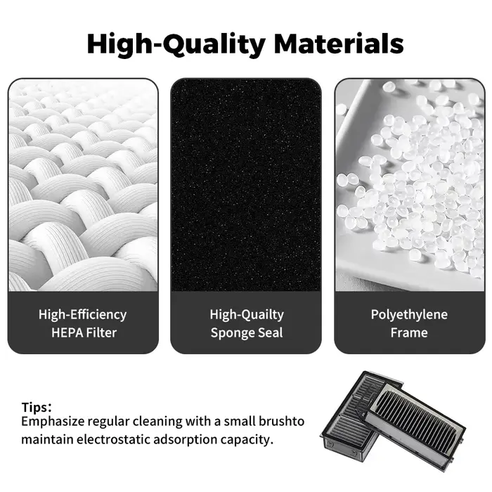 Filtres HEPA pour aspirateur robot Dreame X50 Ultra X50 Master L50 Pro