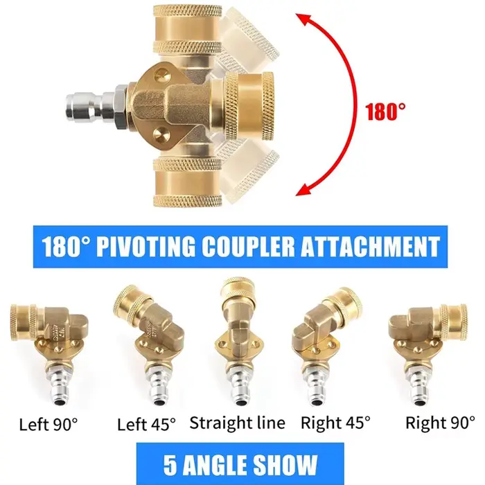 Nettoyeur haute pression coupleur pivotant Rotation