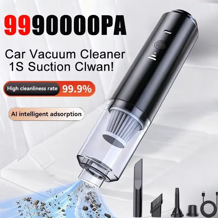 Aspirateur de voiture sans fil portatif