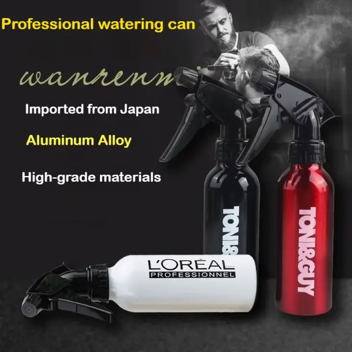 200/300/500ML haute pression continue coiffure vaporisateur bouteille atomiseur Portable conteneur beauté barbier
