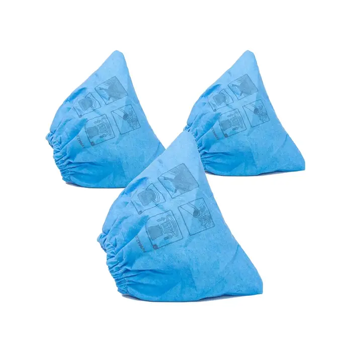 Sac filtrant en tissu, 3 pièces, filtre sec compatible avec Lidl Parkside Wet Dry NTS PWD 12 A1 3532