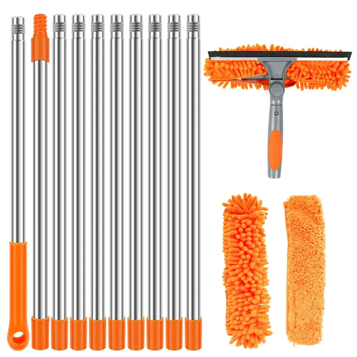Kit de nettoyage de vitres étendu 2 en 1