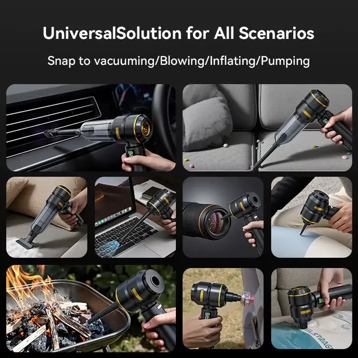 Aspirateur de voiture LED puissant