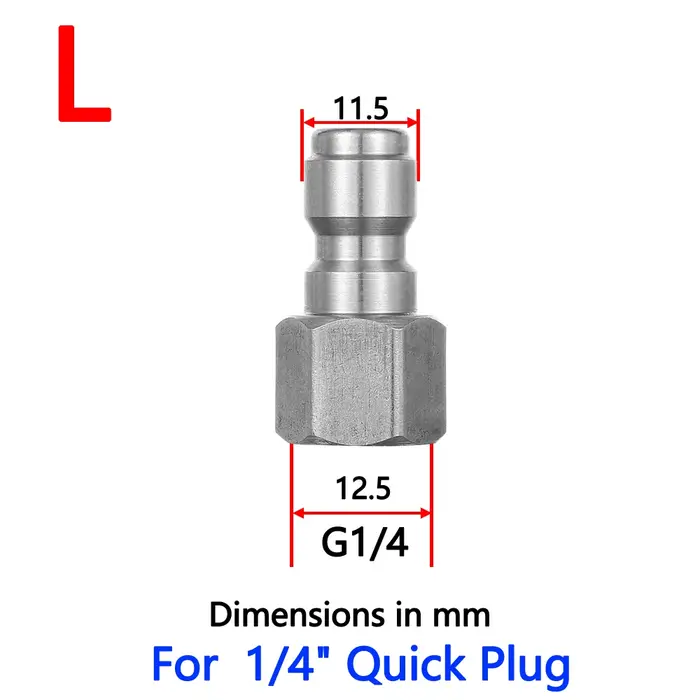 Adaptateur de baïonnette pour pistolet nettoyeur haute pression