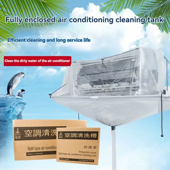 Outil de nettoyage de climatiseur de Type fendu
