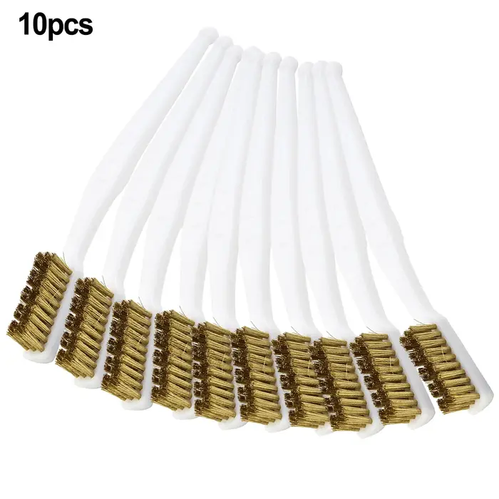 10 brosses métalliques en laiton pour éliminer la rouille