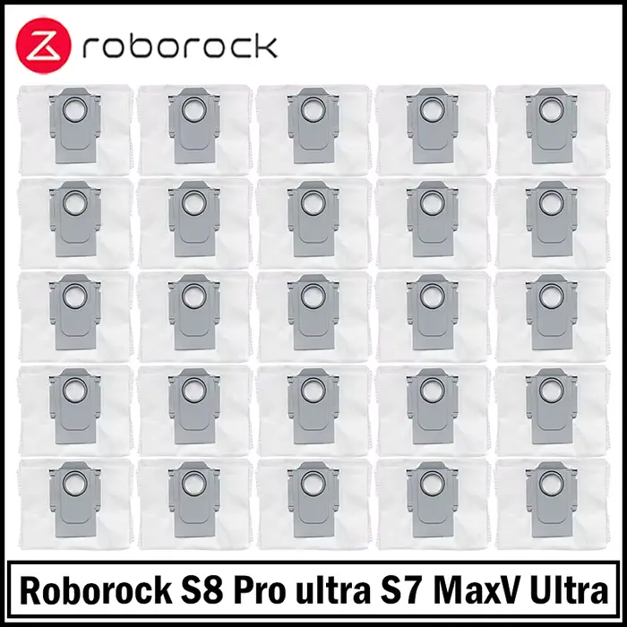 Sacs à poussière et accessoires pour robots aspirateurs Roborock S8