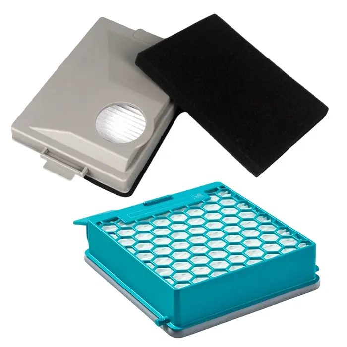 Filtre d'aspirateur à charbon pour Miele Blizzard série CX1/Boost CX1 avec HEPA et Filtration de poussière Fine 11639240