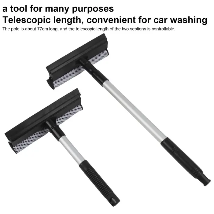 Outil de nettoyage de vitres de voiture 2-en-1