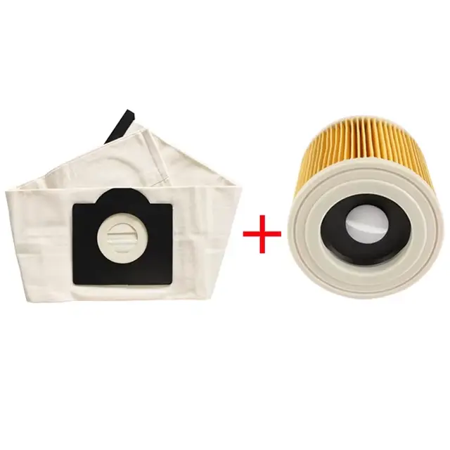 Filtre Hepa et sacs à poussière lavables pour Karcher