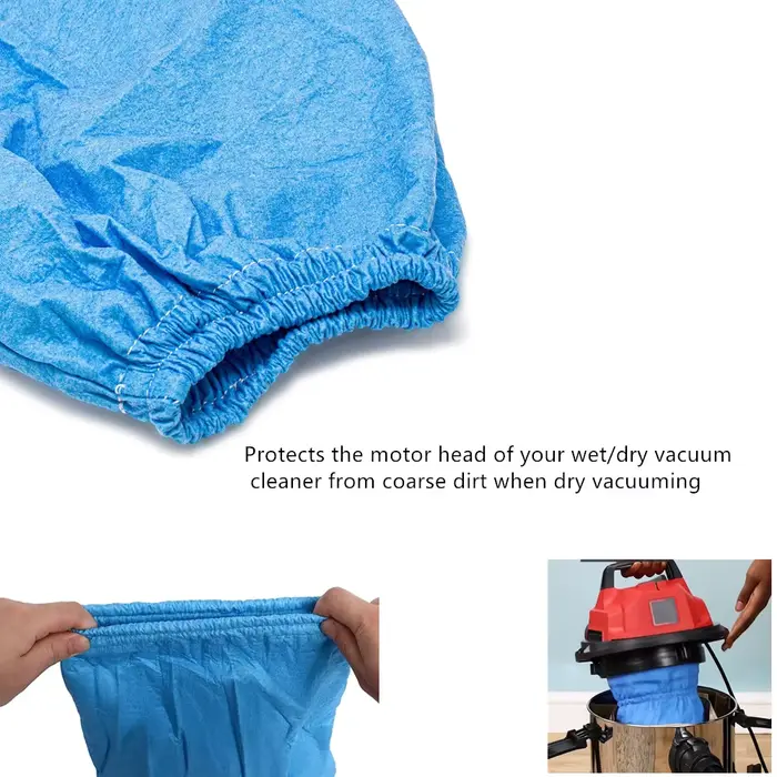 Sac filtrant textile compatible avec Einhell backing/Dry TC-VC 1820