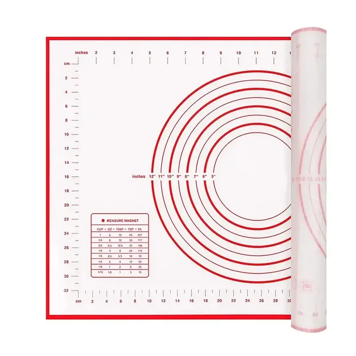 UNTIOR 1 pièces tapis de cuisson en Silicone tapis de pétrissage tapis de pâte Pizza gâteau pâte fab