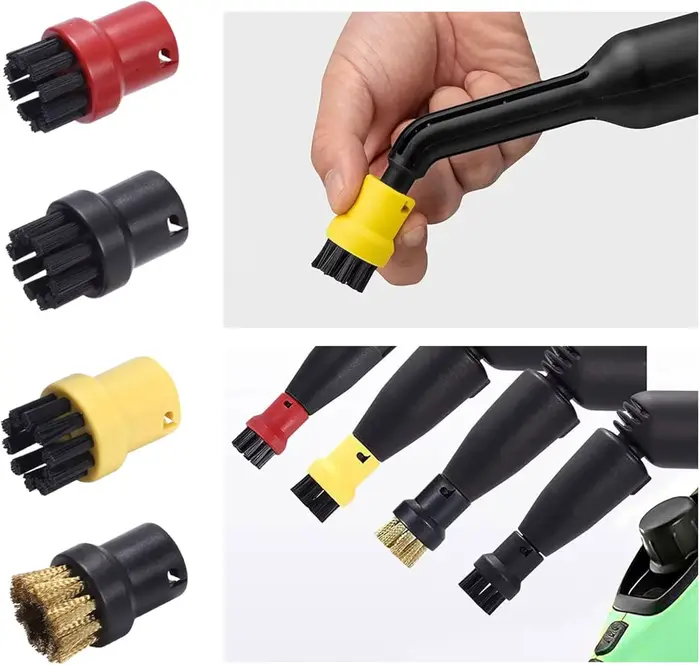 Brosses Rondes de Rechange pour Nettoyeur Vapeur Karcher SC1 SC2 SC3 SC4 SC5 SC7