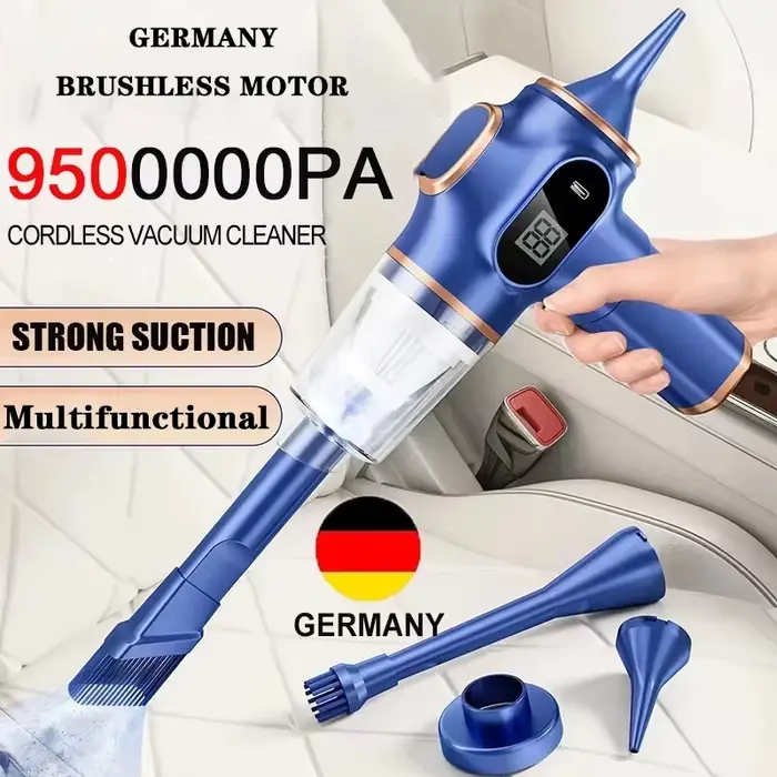 Xiaomi Aspirateur à main sans fil 9500000Pa Nettoyage portable sans fil Utilisation polyvalente à la maison et en