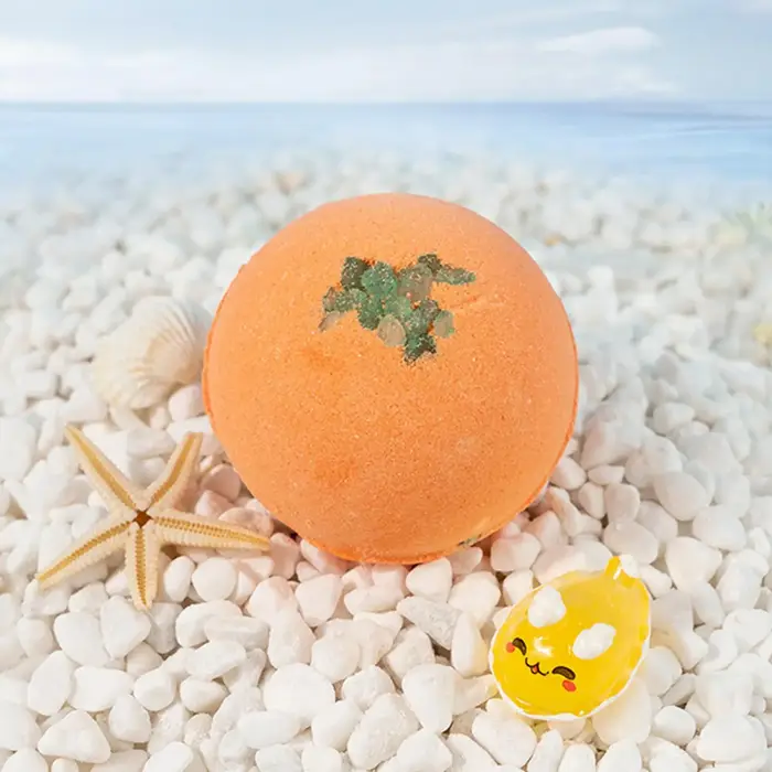 12 boules de bain moussantes naturelles avec jouet animal