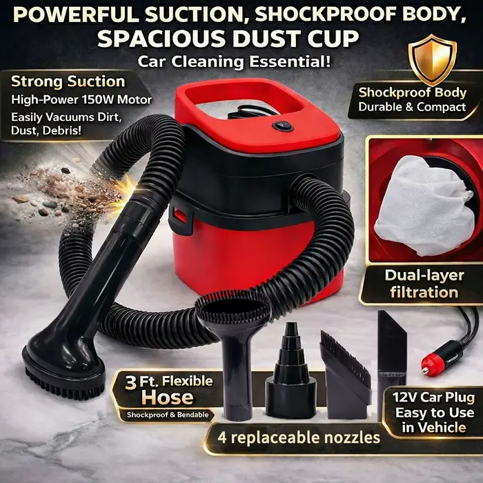 Aspirateur de voiture portatif 3 en 1