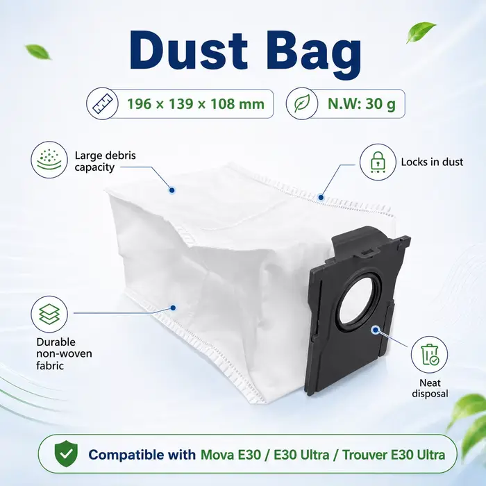 Pièces détachées pour aspirateur robot Dreame Mova E30/Mova E30 Ultra/Trouver E30 Ultra : brosse principale
