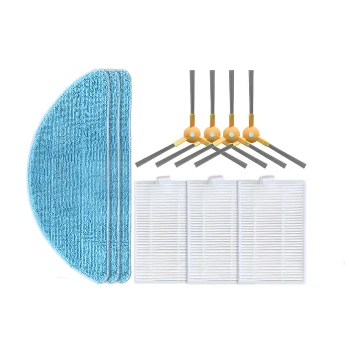 Robot nettoyeur brosse latérale filtre HEPA vadrouille tissu pour Eziclean Aqua X550 X850