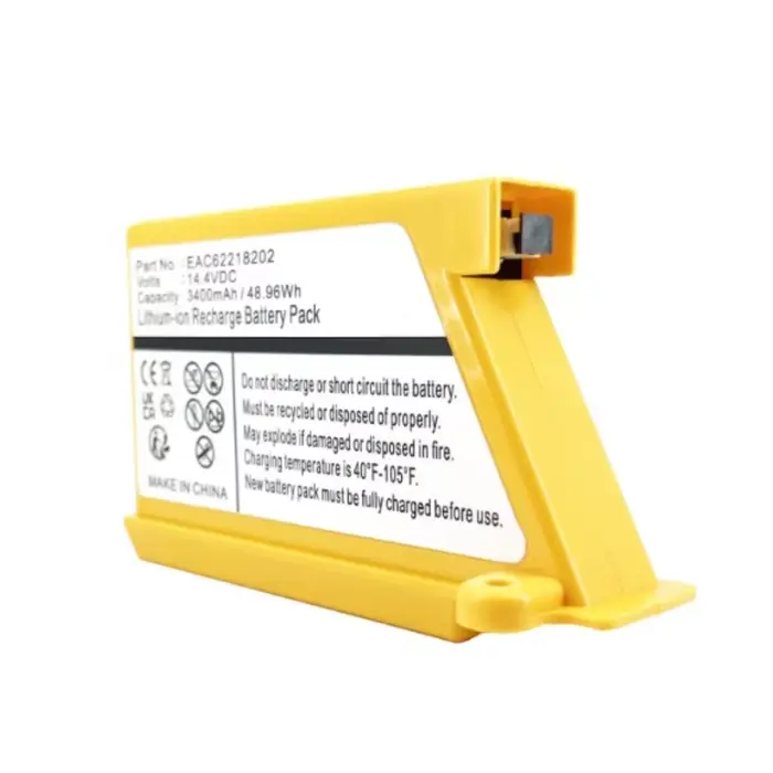 Batterie d'aspirateur robot 3400 mAh pour LG EAC 62218202 VR6260LVM VR5906-5940-5943 VR6340LV VR66713LVM VR6694TWR