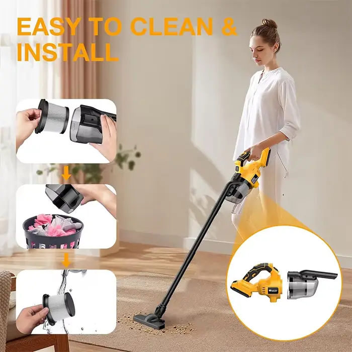 EG 16000PA grande aspiration sans fil aspirateur électrique collecteur de poussière