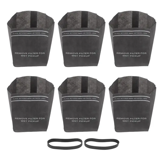1 jeu de sacs filtrants pour aspirateur MultiFit VF2000 atelier adapté 2.5-5 WS01025F2