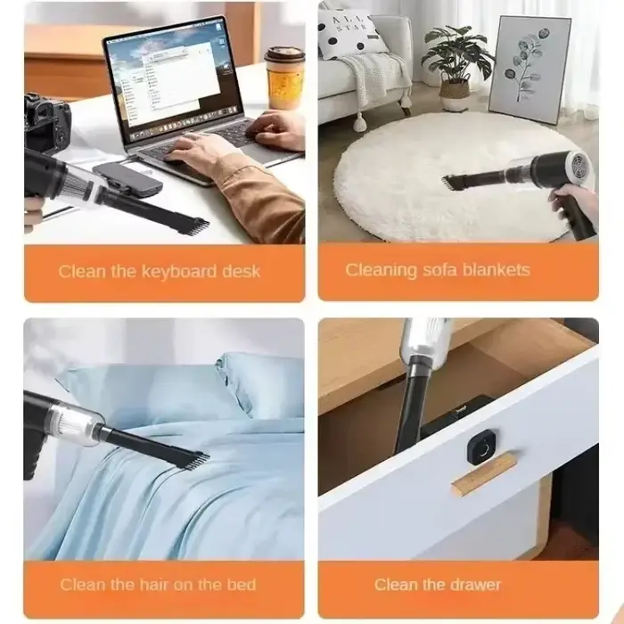 Nouvel aspirateur de voiture 2026 sans fil 4-en-1